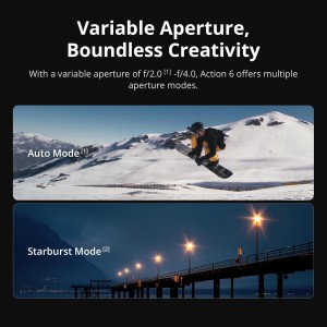 دوربین دی‌جی‌آی اوسمو اکشن اکشن 6 استاندارد کمبو مدل DJI Osmo Action 6 Standard Combo