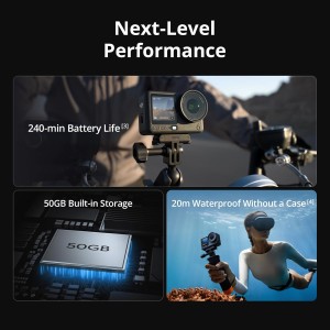 دوربین دی‌جی‌آی اوسمو اکشن اکشن 6 استاندارد کمبو مدل DJI Osmo Action 6 Standard Combo