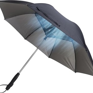 چتر آفتابی و بارنی دارای فن خنک‌کننده و مه مرطوب‌کننده پورودو PORODO Cool Mist Umbrella