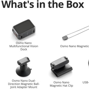 دوربین اسمو نانو دی جی آی (64G) DJI Osmo Nano Action Camera Standard Combo