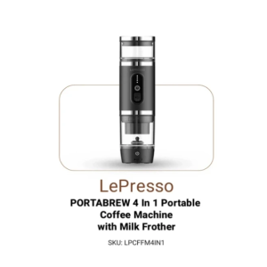 اسپرسوساز سفری لپرسو مدل کف ساز PORTABREW LPCFFM4IN1BK