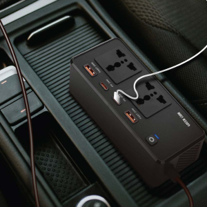 مبدل برق خودرو گرین لاین مدل CG-200 Car Inverter