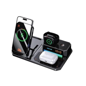 شارژر وایرلس گرین مدل GN6IN1MFWCBK ظرفیت ۵ وات ۶ کاره