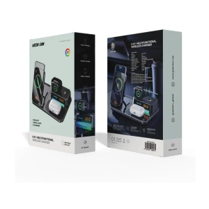 شارژر وایرلس گرین مدل GN6IN1MFWCBK ظرفیت ۵ وات ۶ کاره