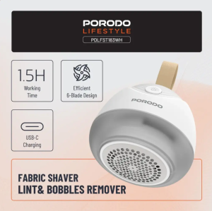 پرزگیر لباس شارژی پورودو مدل Porodo PDLFST183WH