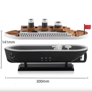 دستگاه بخور سرد آروماتراپی و خوشبوکننده هوای طرح کشتی تایتانیک با ریموت کنترل Jellyfish Aroma Diffuser 299