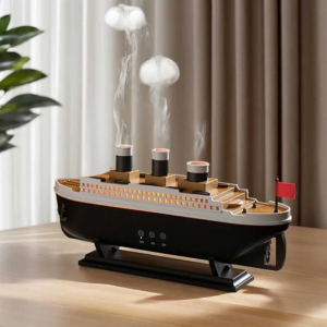 دستگاه بخور سرد آروماتراپی و خوشبوکننده هوای طرح کشتی تایتانیک با ریموت کنترل Jellyfish Aroma Diffuser 299
