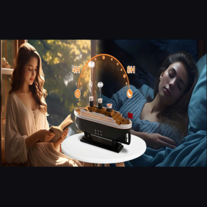 دستگاه بخور سرد آروماتراپی و خوشبوکننده هوای طرح کشتی تایتانیک با ریموت کنترل Jellyfish Aroma Diffuser 299