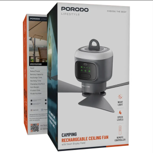 پنکه گیره ای پرودو مدل PDRSF12KGY ظرفیت 12000 میلی امپر