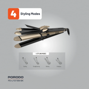اتو مو و حالت دهنده‌ 4 کاره پرودو Porodo 4 Style Hair Iron LFST109‏