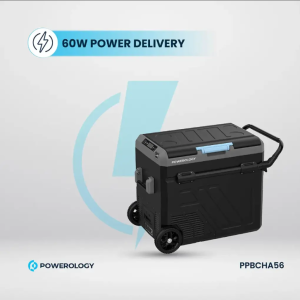 یخچال مسافرتی خودرو  پاورولوژی مدل PPBCHA56 ظرفیت ۶۰ لیتر Powerology Portable Fridge