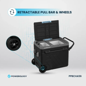 یخچال مسافرتی خودرو  پاورولوژی مدل PPBCHA56 ظرفیت ۶۰ لیتر Powerology Portable Fridge