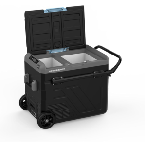 یخچال مسافرتی خودرو  پاورولوژی مدل PPBCHA56 ظرفیت ۶۰ لیتر Powerology Portable Fridge