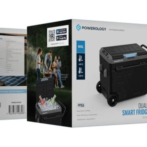 یخچال مسافرتی خودرو  پاورولوژی مدل PPBCHA56 ظرفیت ۶۰ لیتر Powerology Portable Fridge