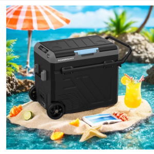 یخچال مسافرتی خودرو  پاورولوژی مدل PPBCHA56 ظرفیت ۶۰ لیتر Powerology Portable Fridge