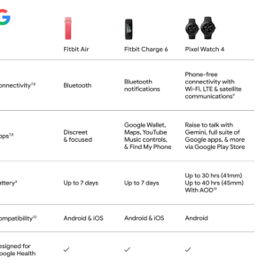 مچ بند هوشمند ورزشی گوگل Fitbit مدل Google Fitbit Air با بند پارچه‌ای