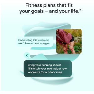 مچ بند هوشمند ورزشی گوگل Fitbit مدل Google Fitbit Air با بند پارچه‌ای