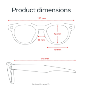 عینک هوشمند اوکلی متا رنگ شفاف با عدسی ترنزیشن انتقالی از شفاف به خاکستری OAKLEY META HSTN 00W8002