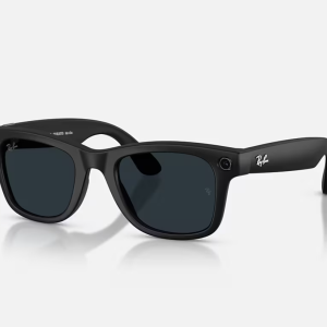 عینک هوشمند ری بن متا  نسل دوم مدل وایفارر رنگ مشکی مات با عدسی ترنزیشن (انتقالی) خاکستری RAY-BAN META (GEN 2) WAYFARER transitions RW4012 سایز 53mm