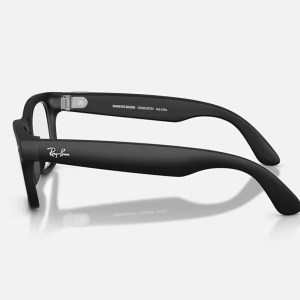عینک هوشمند ری بن متا  نسل دوم مدل وایفارر رنگ مشکی مات با عدسی ترنزیشن (انتقالی) خاکستری RAY-BAN META (GEN 2) WAYFARER transitions RW4012 سایز 53mm