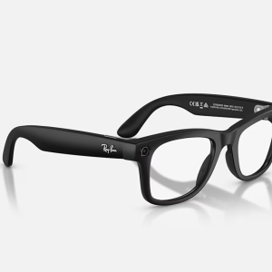 عینک هوشمند ری بن متا  نسل دوم مدل وایفارر رنگ مشکی مات با عدسی ترنزیشن (انتقالی) خاکستری RAY-BAN META (GEN 2) WAYFARER transitions RW4012 سایز 53mm