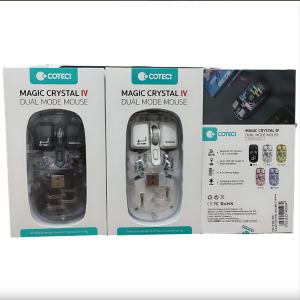 ماوس دوحالته بی‌سیم و بلوتوثی کوتسی COTECI مدل OF-026 (Magic Crystal IV)