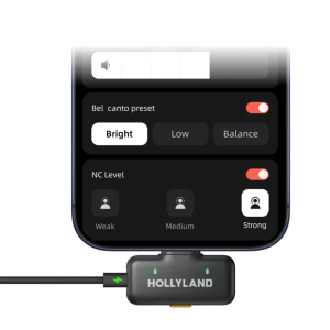 میکروفن بی سیم هالی لند مدل Hollyland Lark A2 Duo با درگاه USB-C