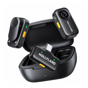 میکروفن بی سیم هالی لند مدل Hollyland Lark A2 Duo با درگاه USB-C
