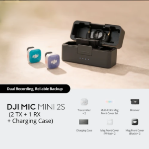 میکروفون یقه‌ای بی‌سیم دی جی آی DJI Mic Mini 2S Wireless Microphone