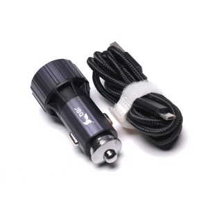 شارژر فندکی باندل کابل USB-C To Lightning فست شارژ برندJBQ مدل CC-P8