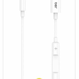 تبديل Lightning To 3.5 AUX Audio یک متری برند JBQ مدل JMH-021