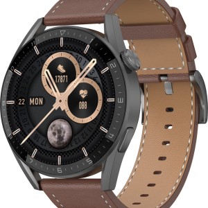 اسمارت واچ طرح  کلاسیک با بند چرم  ۴۶میلی متر برند JBQ مدل SW-G1