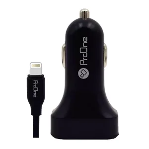 شارژر فندکی پرووان مدل PCG17C به همراه کابل  USB-C