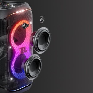 اسپیکر  JBL PartyBox Stage 320 رنگ سفید و مشکی