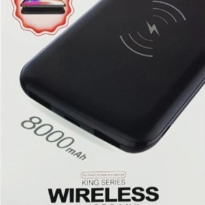 پاور بانک و شارژر وایرلس COMMA king series 8000 mAh