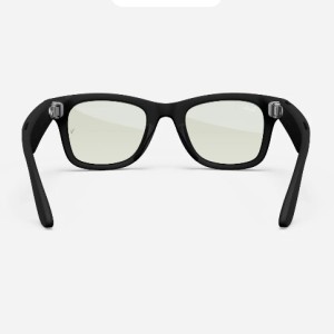 عینک هوشمند ری بن متا مدل وایفارر رنگ مشکی مات با عدسی ترنزیشن (انتقالی) سبز RAY-BAN META WAYFARER transitions RW4006 سایز 50mm