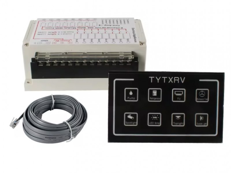 کنترل پنل تاچ و رله فیوز بلوتوثی