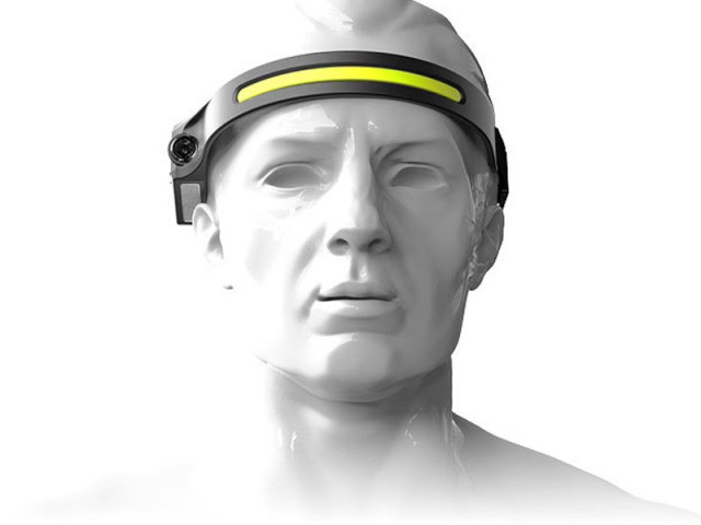 چراغ پیشانی سیلیکونی مدل نواری 4 حالته