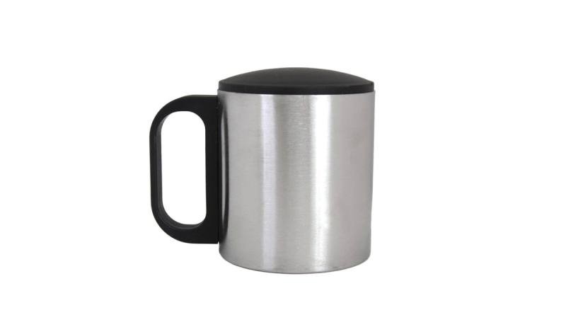 لیوان استیل درب دار سفری T8