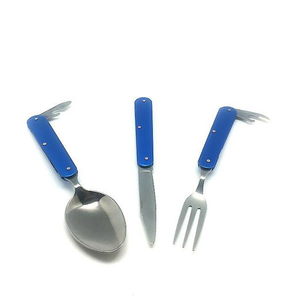 قاشق و چنگال و چاقو سفری کیف دار