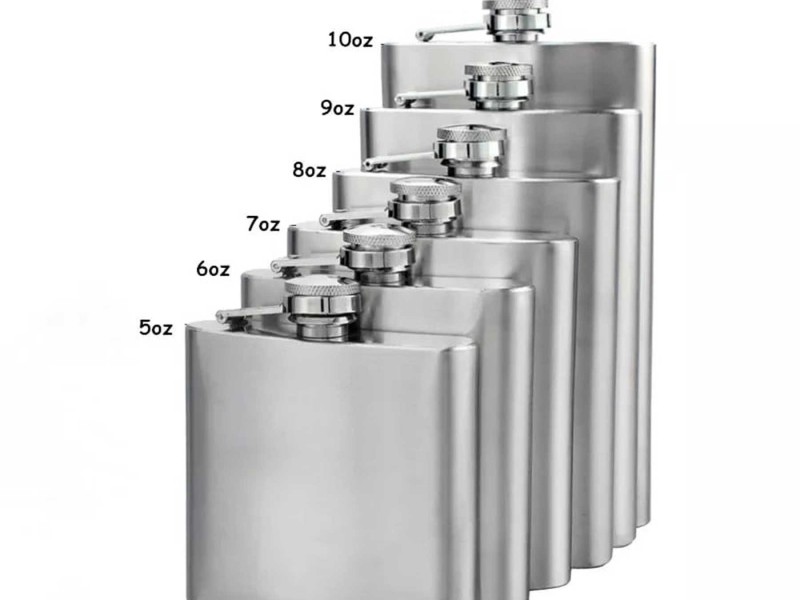 فلاسک جیبی استیل مدل 9Oz
