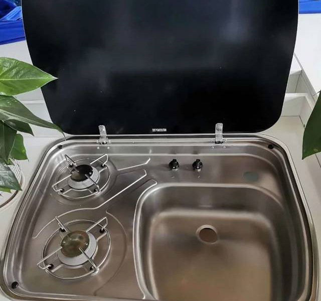 سینک و گاز مخصوص کمپر Aj588