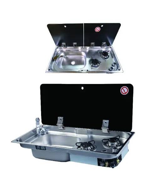 اجاق گاز دو شعله سینک دار Aj904