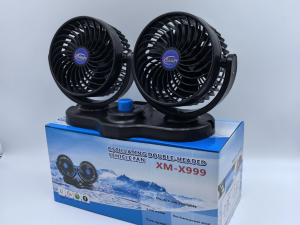 پنکه دو قلو خودرو 12 ولت مدل XM-X999