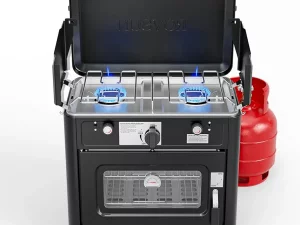 اجاق گاز دو شعله فر دار کمپینگAJ500