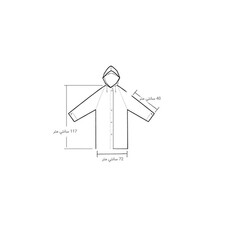 پانچو یکبار مصرف مدل EVA