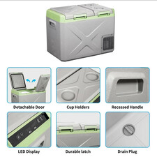 یخچال فریزر 55 لیتری دودرب خودرو آلپیکول مدل XD-55