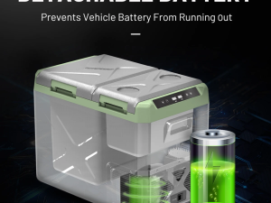 یخچال فریزر 45لیتری دودرب خودرو آلپیکول مدل XD-45