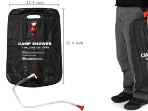 دوش سفری مدل camp shower حجم 20 لیتری