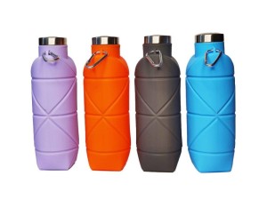 قمقمه تاشو سیلیکونی کارابین دار